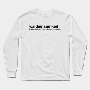 Waldeinsamkit Long Sleeve T-Shirt